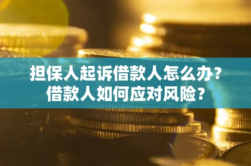 北京担保人起诉借款人怎么办？借款人如何应对风险？