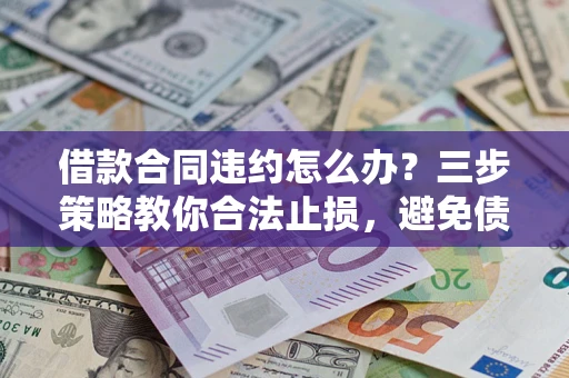 北京借款合同违约怎么办？三步策略教你合法止损，避免债务危机升级